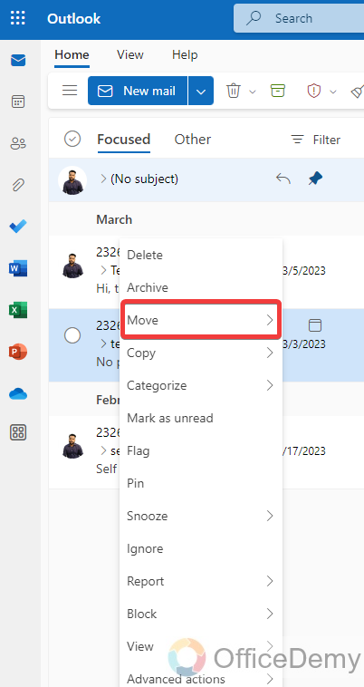 How to Combine Focused and Other in Outlook 15