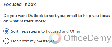 How to Combine Focused and Other in Outlook 7