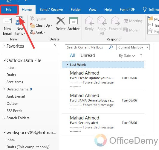 How to Create a New Profile in Outlook 1
