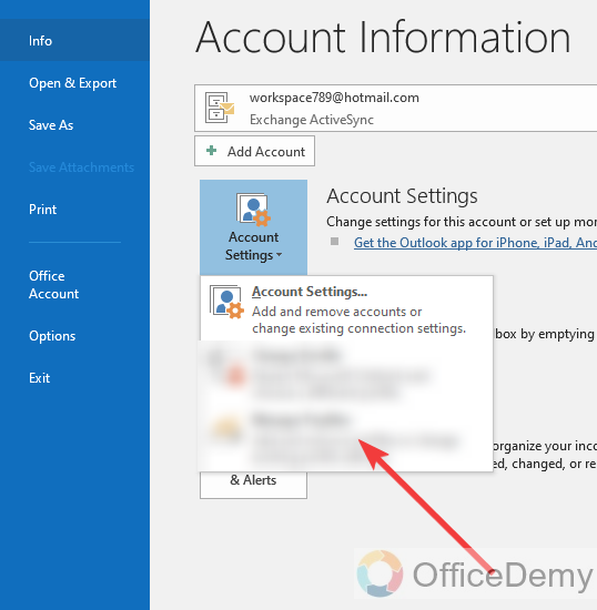 How to Create a New Profile in Outlook 10