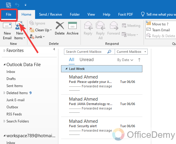 How to Create a New Profile in Outlook 15