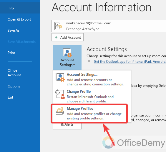 How to Create a New Profile in Outlook 21