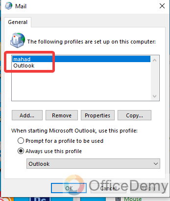 How to Create a New Profile in Outlook 23