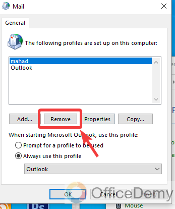 How to Create a New Profile in Outlook 24