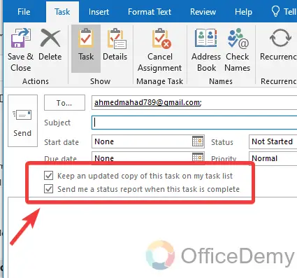 How to Create a Task in Outlook 17