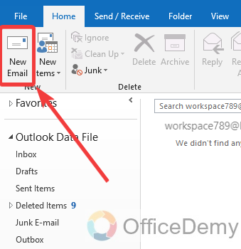 How to Cross out Text in Outlook 1