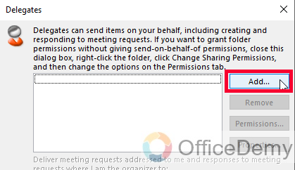 How to Delegate Access in Outlook 5