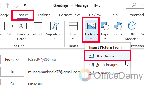 How to Embed Video in Outlook Email 11