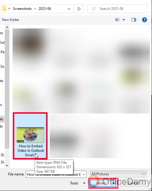 How to Embed Video in Outlook Email 12