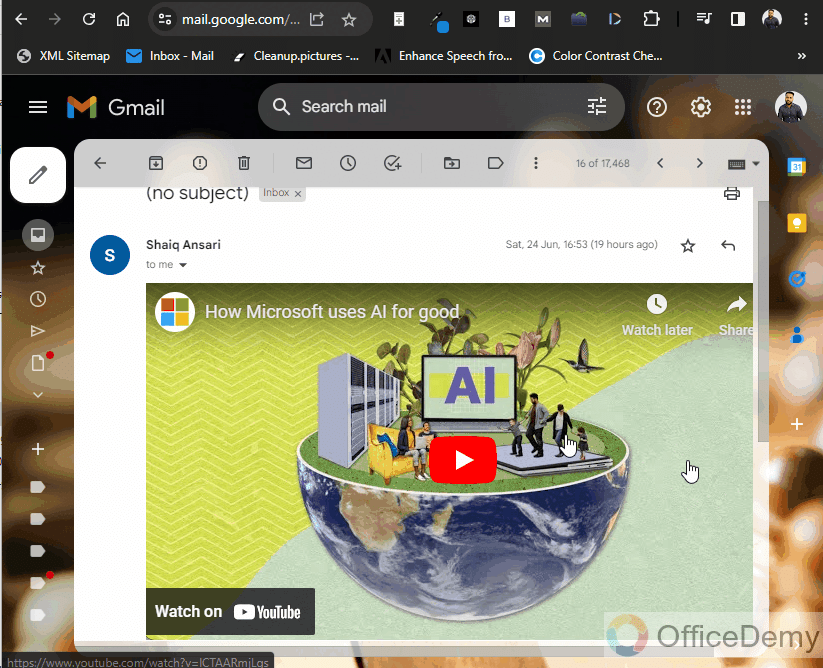 How to Embed Video in Outlook Email 15