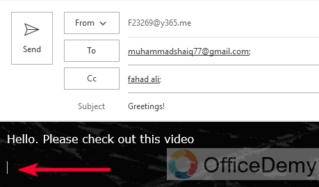 How to Embed Video in Outlook Email 4