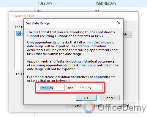 How to Export Outlook Calendar to Excel 10