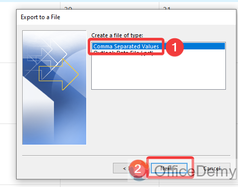 How to Export Outlook Calendar to Excel 6