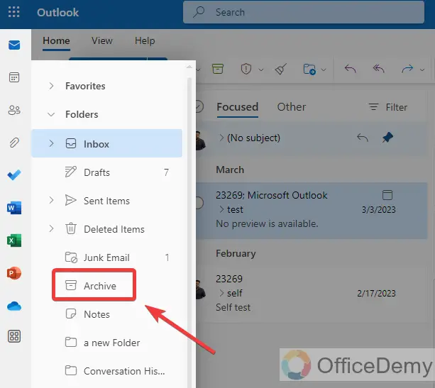 How to Find Archived Emails in Outlook 13