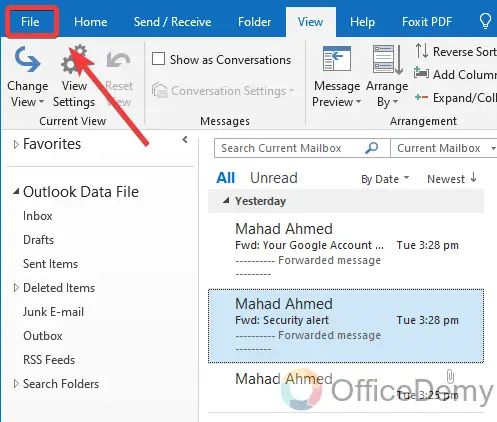 How to Find Archived Emails in Outlook 15