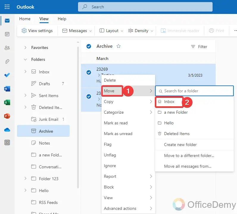 How to Find Archived Emails in Outlook 22