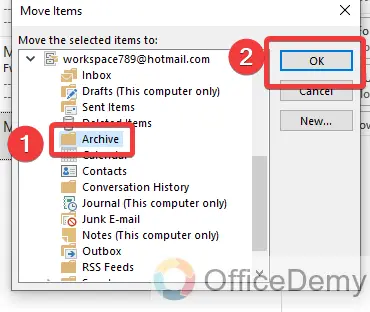 How to Find Archived Emails in Outlook 8