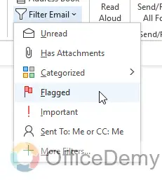How to Find Flagged Emails in Outlook 9