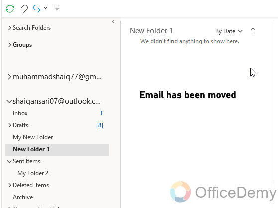 How to Move Email to Folder in Outlook 10