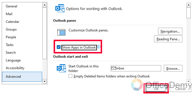 How to Move Outlook Toolbar from Side to Bottom 16