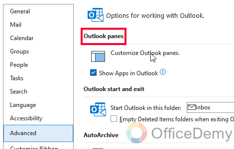 How to Move Outlook Toolbar from Side to Bottom 6