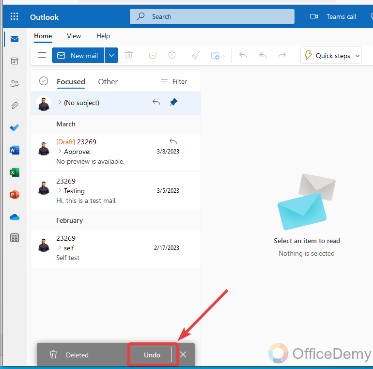 How to Recover Deleted Email in Outlook 13