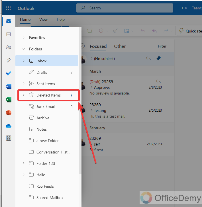 How to Recover Deleted Email in Outlook 14