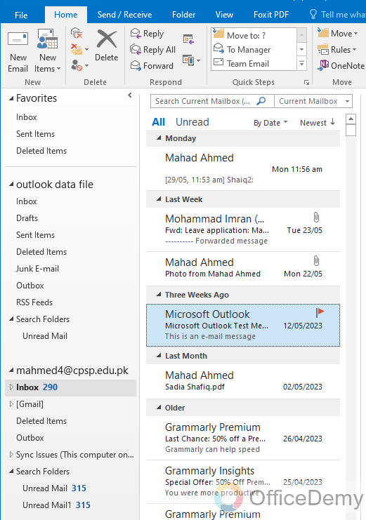 How to Recover a Deleted Folder in Outlook 1