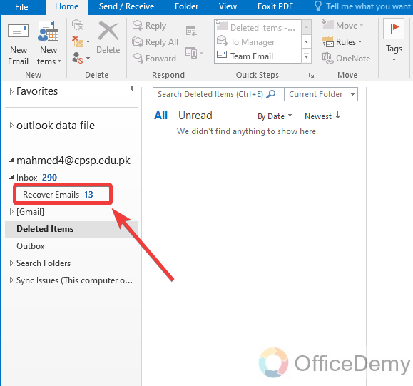 How to Recover a Deleted Folder in Outlook 21