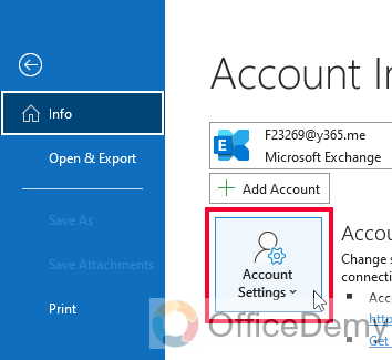 How to Remove Account From Outlook 3