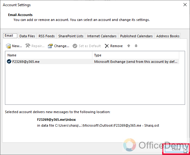 How to Remove Account From Outlook 9