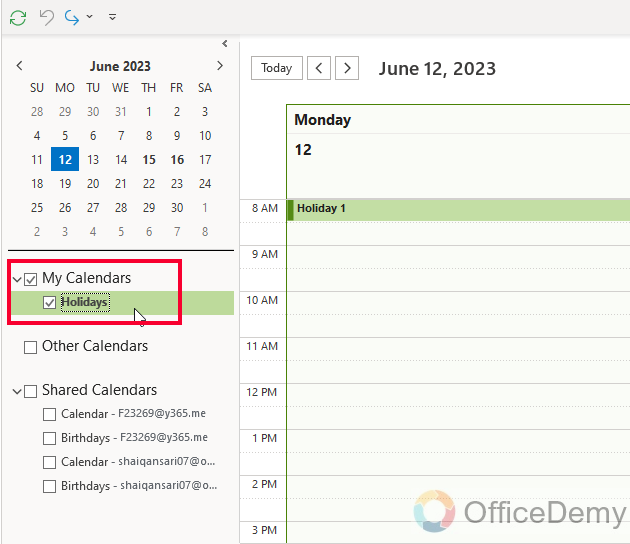 How to Remove Holiday Calendar From Outlook 3