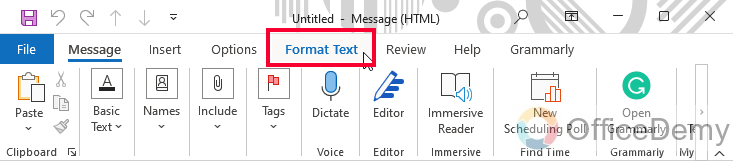 How to Set Default Font in Outlook 14