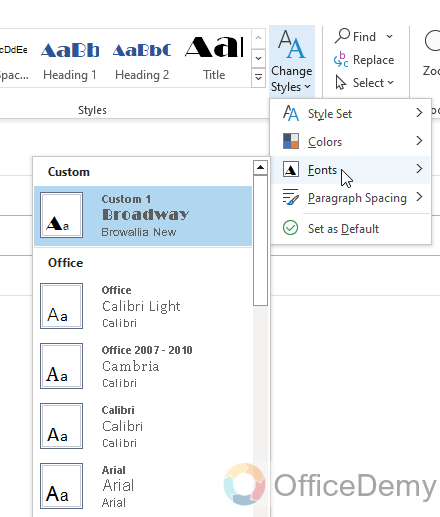 How to Set Default Font in Outlook 17