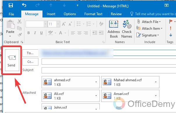 How to Share a Contact List in Outlook 16