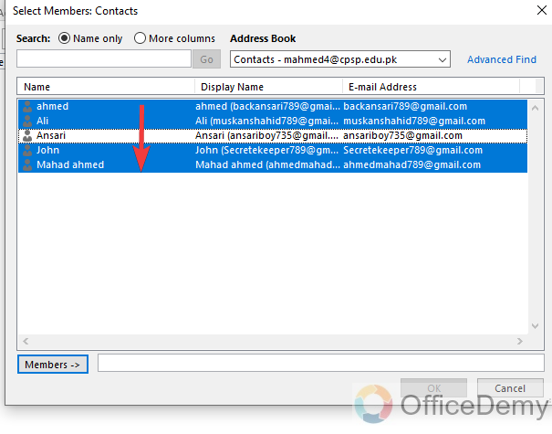 How to Share a Contact List in Outlook 20
