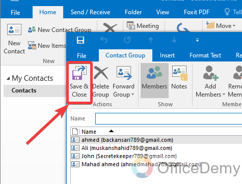How to Share a Contact List in Outlook 23