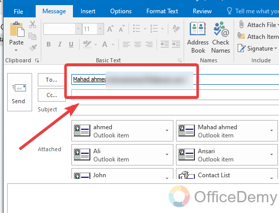 How to Share a Contact List in Outlook 6