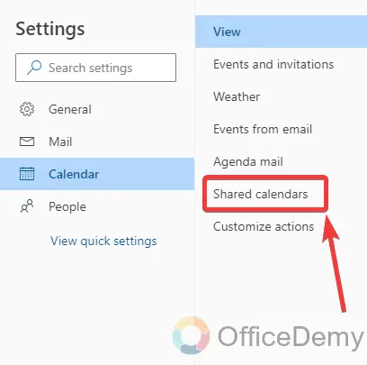 How to Unshare Calendar in Outlook 5