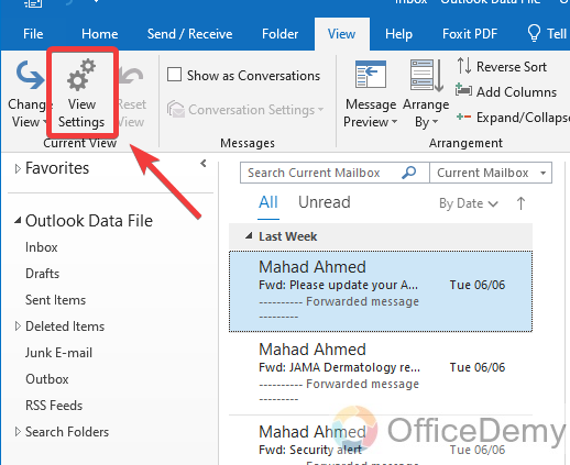 How to Zoom In on Outlook 13