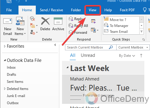 How to Zoom In on Outlook 23