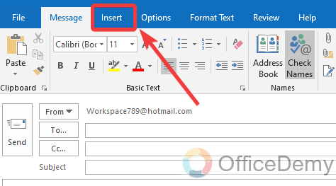 How to create Quick Parts in Outlook 11
