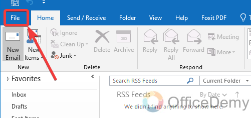 What is RSS Feeds in Outlook 13