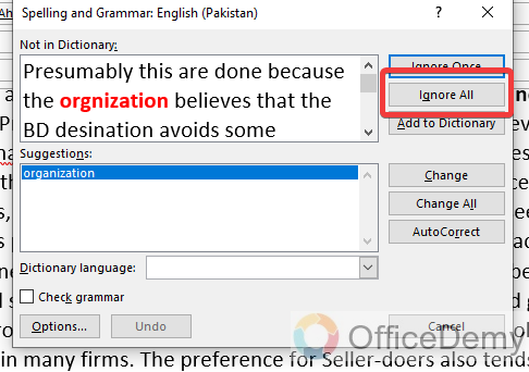 Where is Spell Check in Outlook 11
