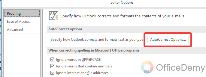 Where is Spell Check in Outlook 23