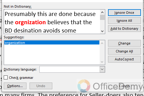 Where is Spell Check in Outlook 9