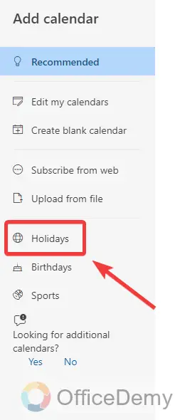 How to Add Holidays to Outlook Calendar 10