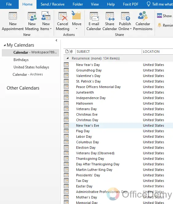How to Add Holidays to Outlook Calendar 19