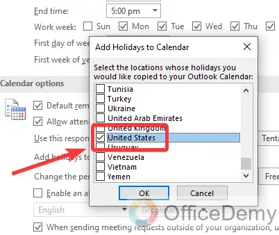 How to Add Holidays to Outlook Calendar 5