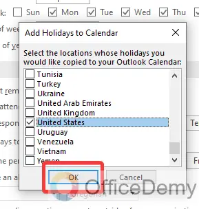 How to Add Holidays to Outlook Calendar 6